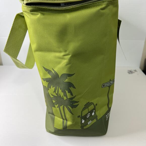 Trader Joe's Fall 2025 Large Matcha Olive Green Insulated Cooler Tote bag - Picture 2 of 8